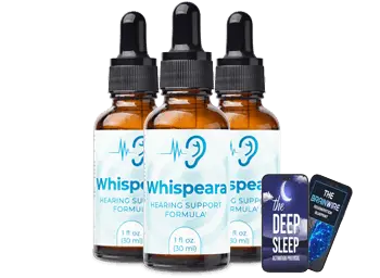 Whispeara hearing support supplement 3-bottle package