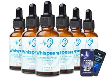 Whispeara hearing support supplement 6-bottle package